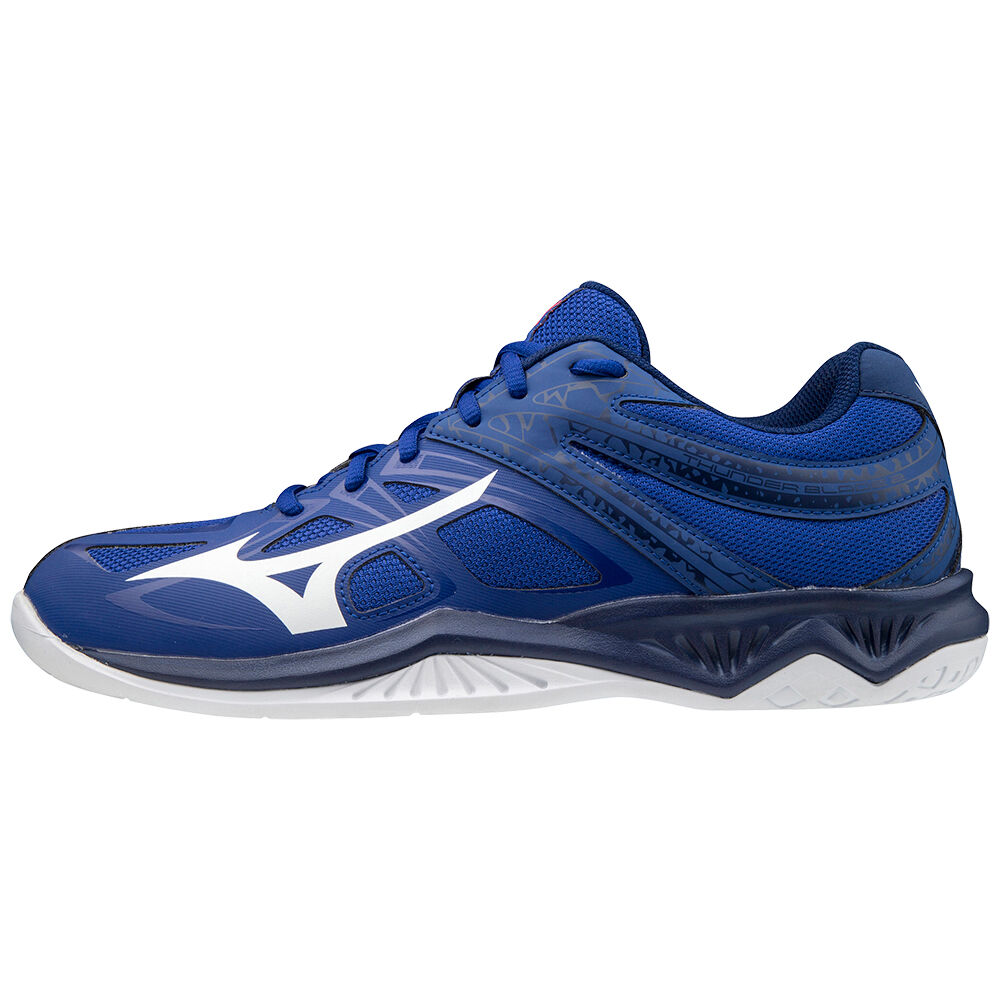 Tenis Para Voleibol Mizuno Thunder Blade 2 Para Hombre Azules/Blancos/Rosas 1620935-VD